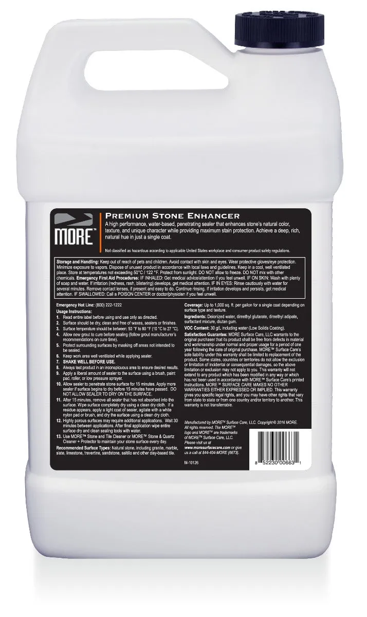 More Premium Stone Enhancer - 1 Gallon