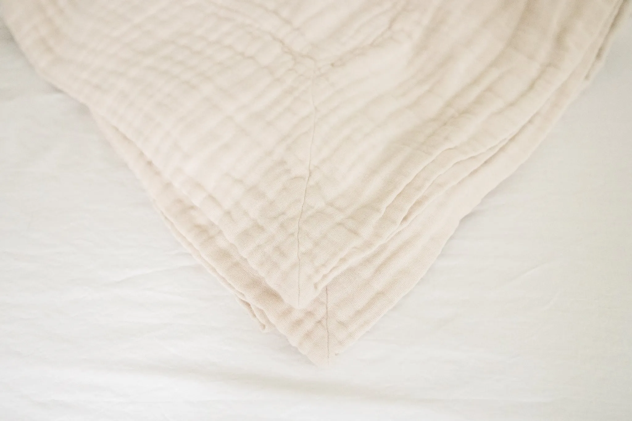 Natural All-Season Organic Muslin King Blanket