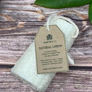 Natural Loofah, Vegan And Organic Sponge, Natural Exfoliator