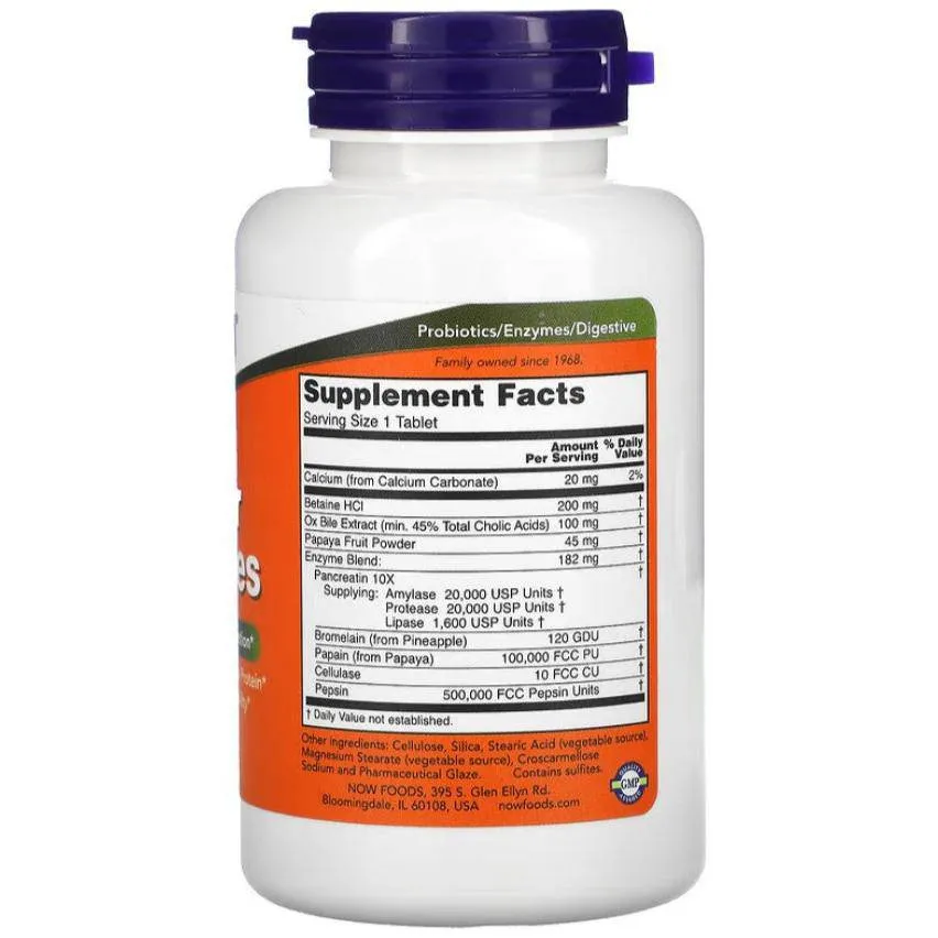NOW Foods, Super Enzymes, 90 Tablets