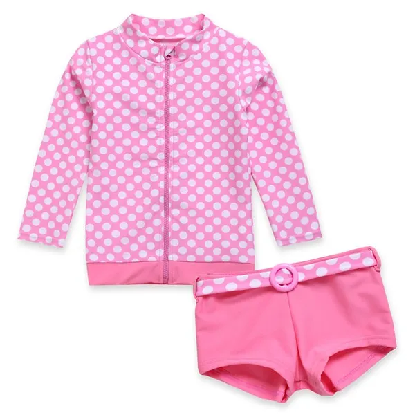 Ocean Dot Pink Two Piece Swimsuit