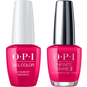 OPI Intelli-GelColor Strawberry Margarita #M23   Infinite Shine #M23