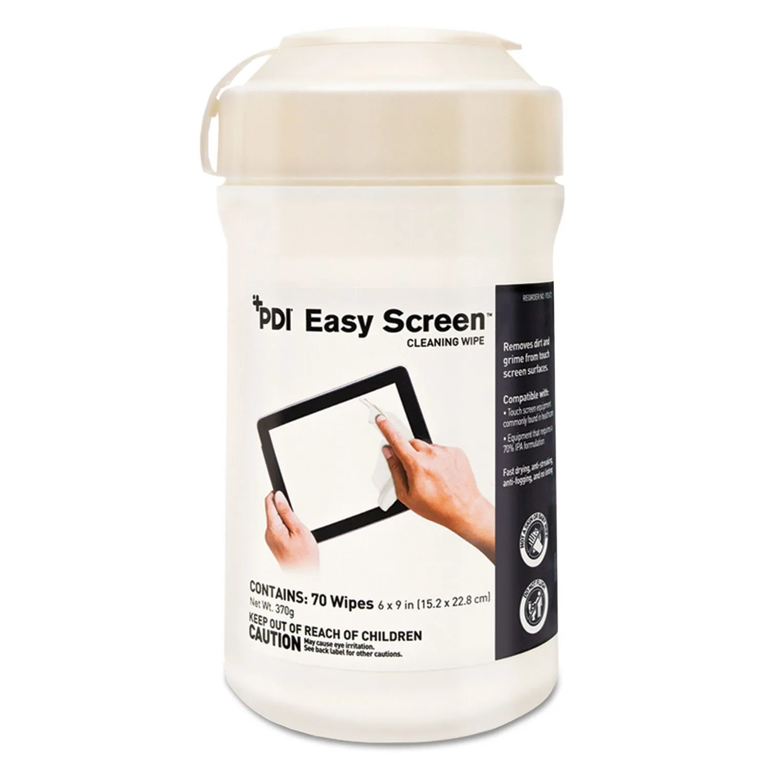 PDI Easy Screen® Cleaning Wipe, 6" x 9"
