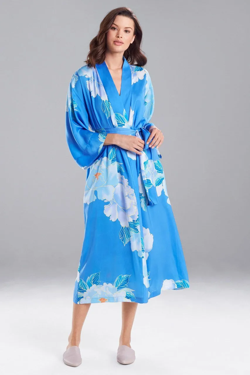 Peony Blossom Printed Robe