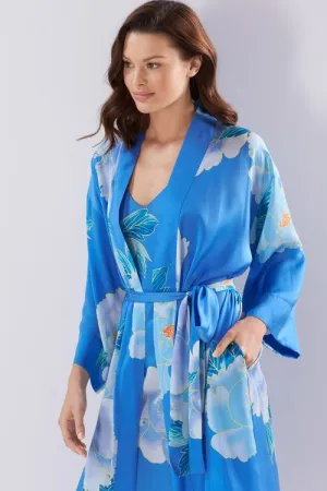 Peony Blossom Printed Robe