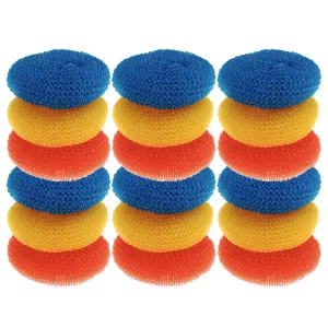 Plastic Mesh Scourer - 18 pack, each 3.75" x 1.25"