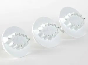 PME veined holly leaf plunger cutter set