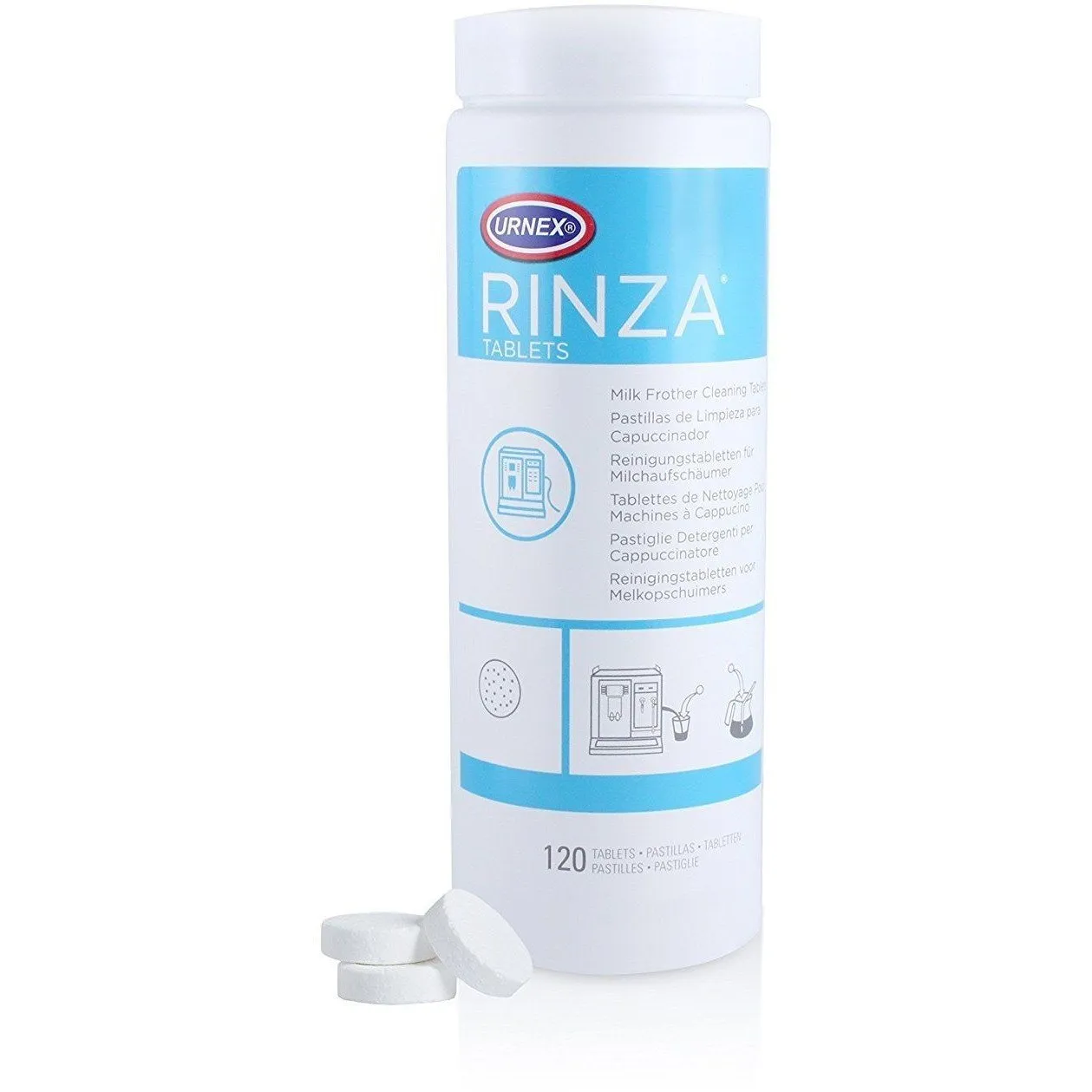 Rinza Milk Frother Cleaning 120-Tablet Jar