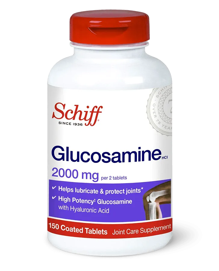 Schiff Glucosamine Tablets with Hyaluronic Acid 2000mg