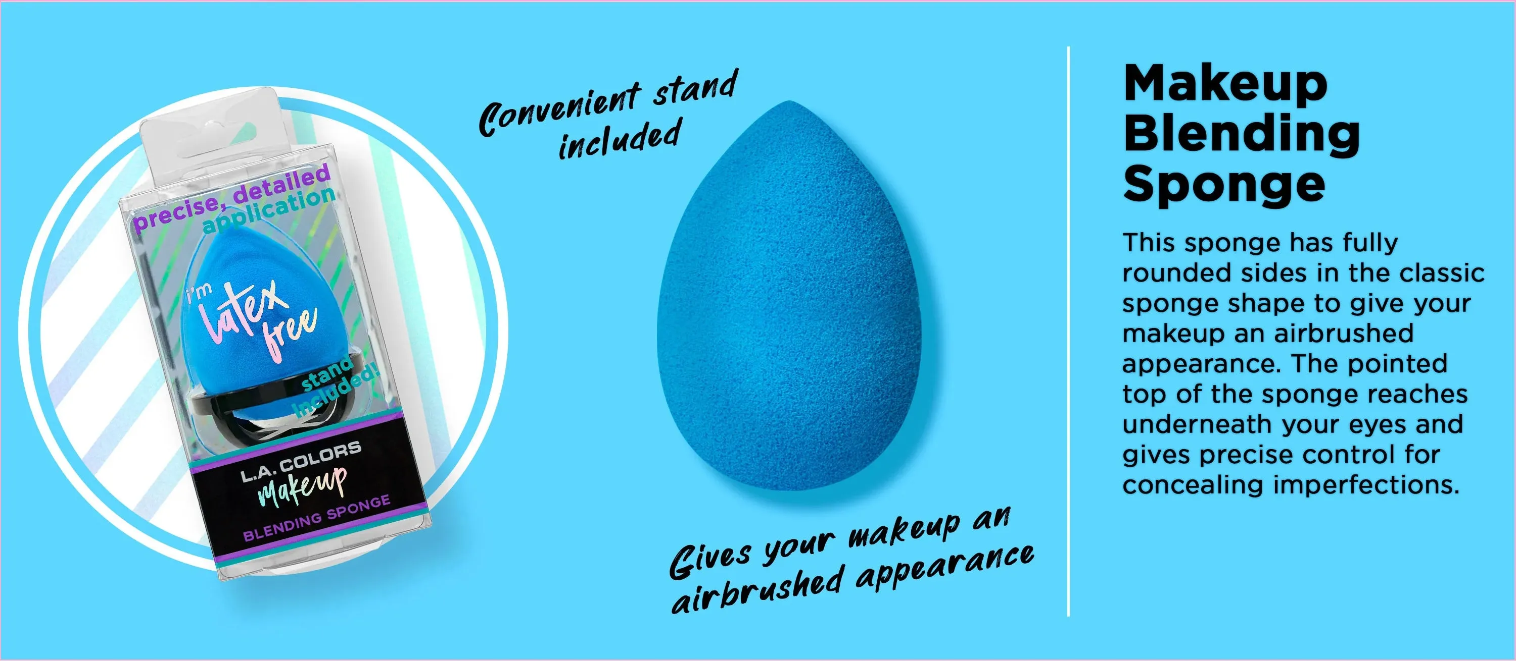 Signature Makeup Blending Sponge Blue