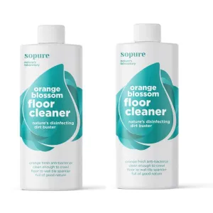 SoPure Orange Blossom Floor Cleaner 1 litre (2 PACK)