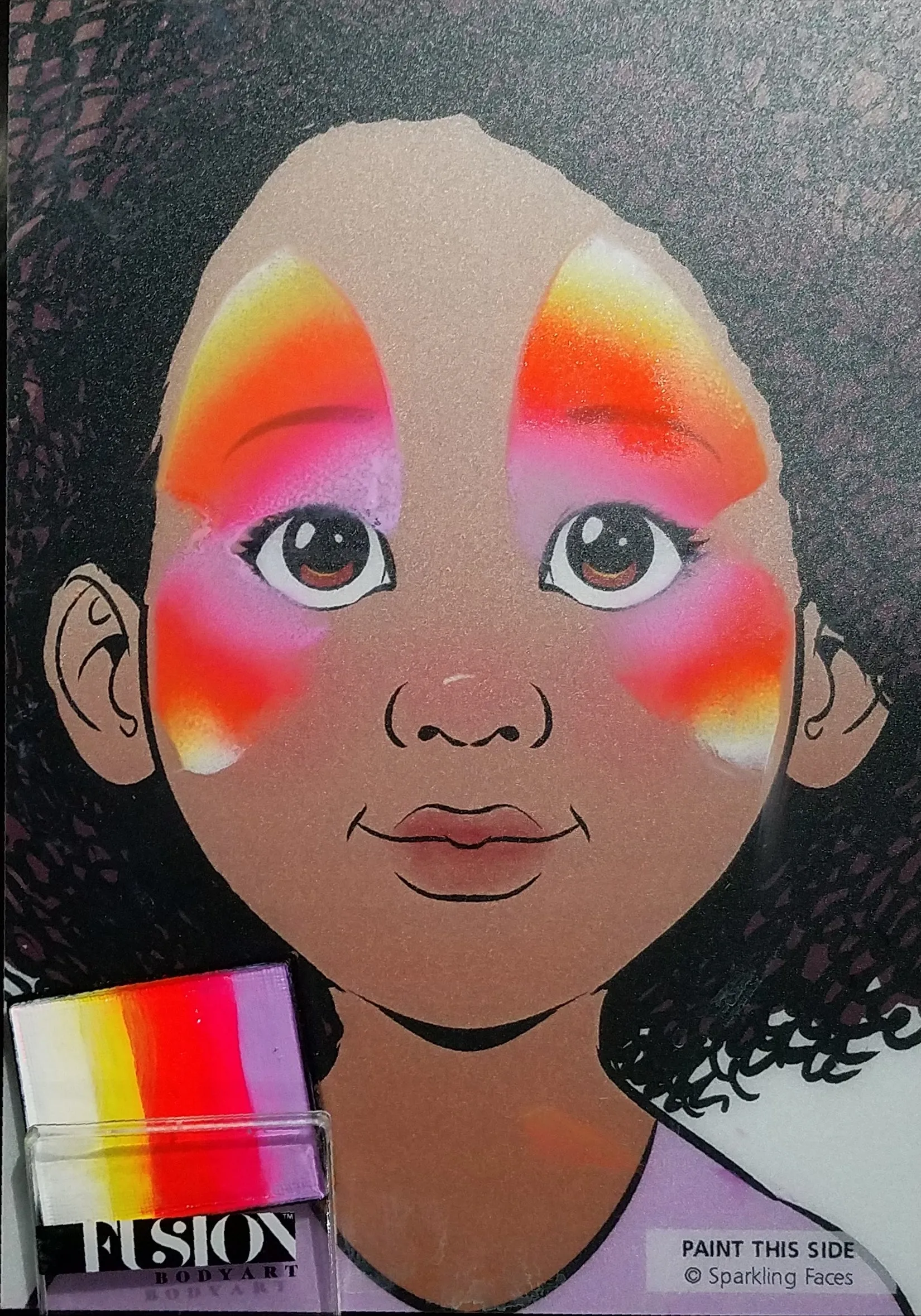 Splash Face Painting Sponge by Jest Paint - TEAR DROP (2 pieces)