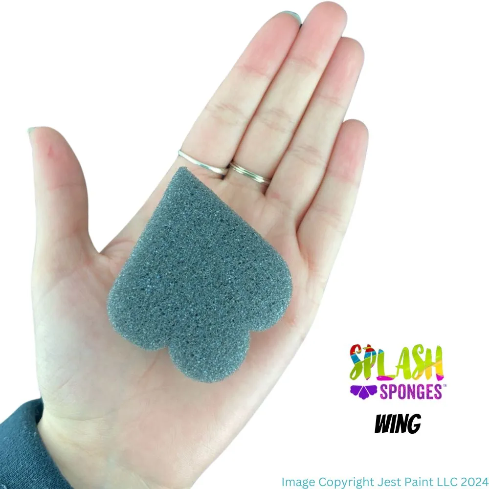 Splash Face Painting Sponges by Jest Paint - WING (6 pieces)