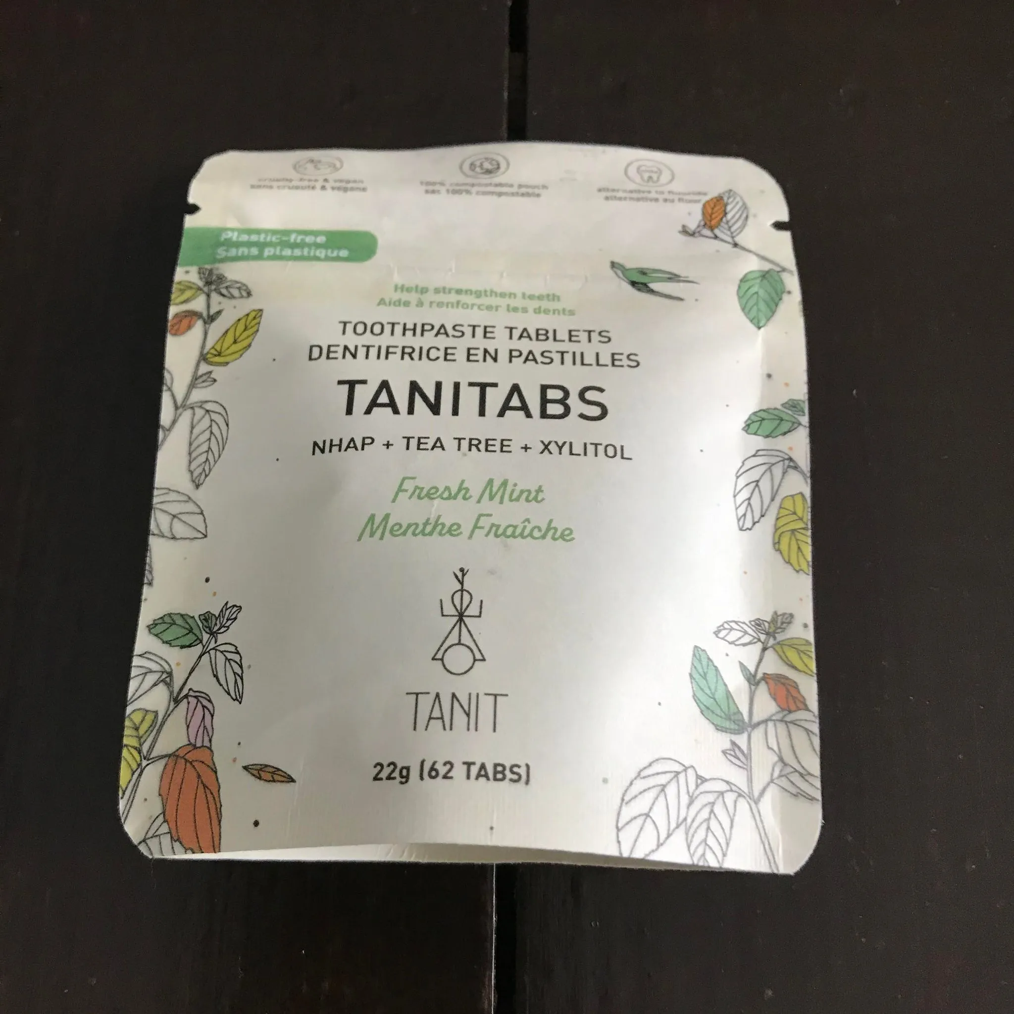 TANIT Mint Toothpaste Tablets