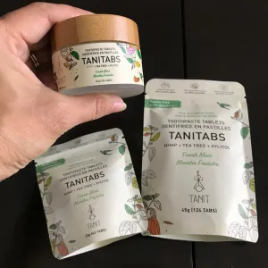 TANIT Mint Toothpaste Tablets