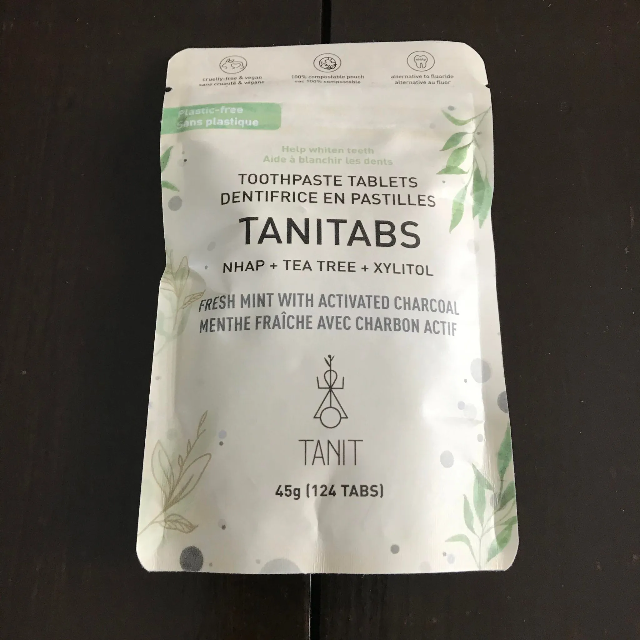 TANIT Mint Toothpaste Tablets