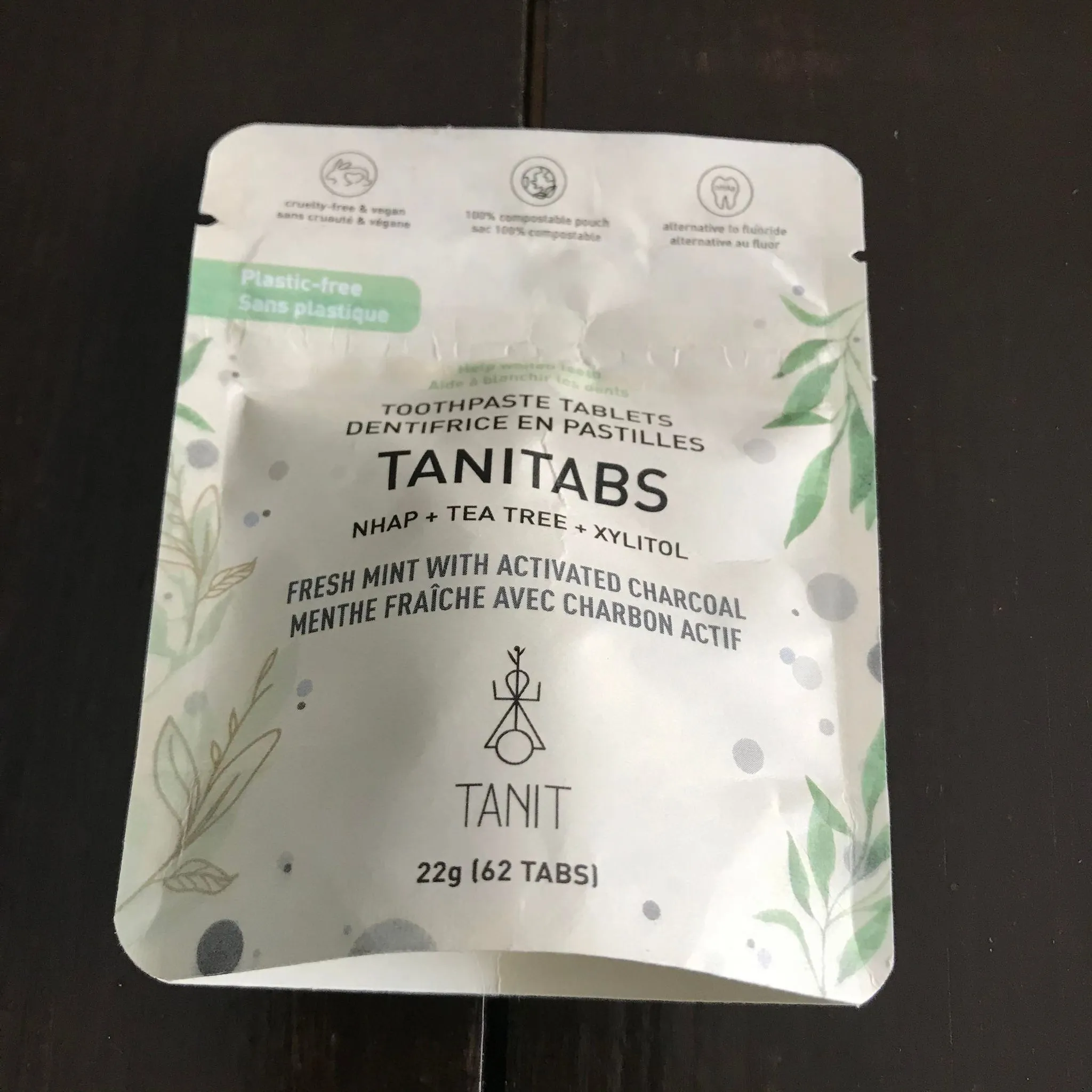 TANIT Mint Toothpaste Tablets