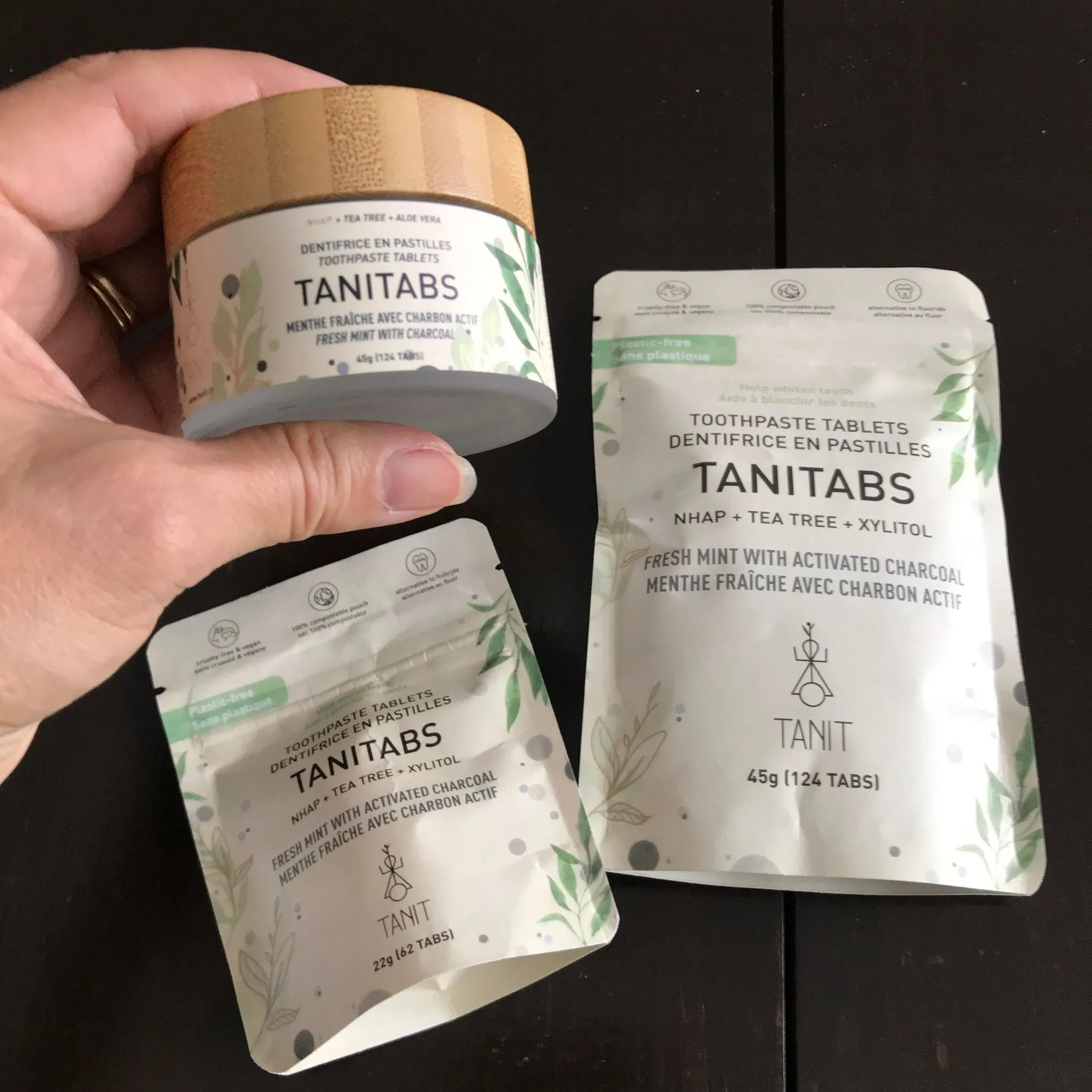 TANIT Mint Toothpaste Tablets
