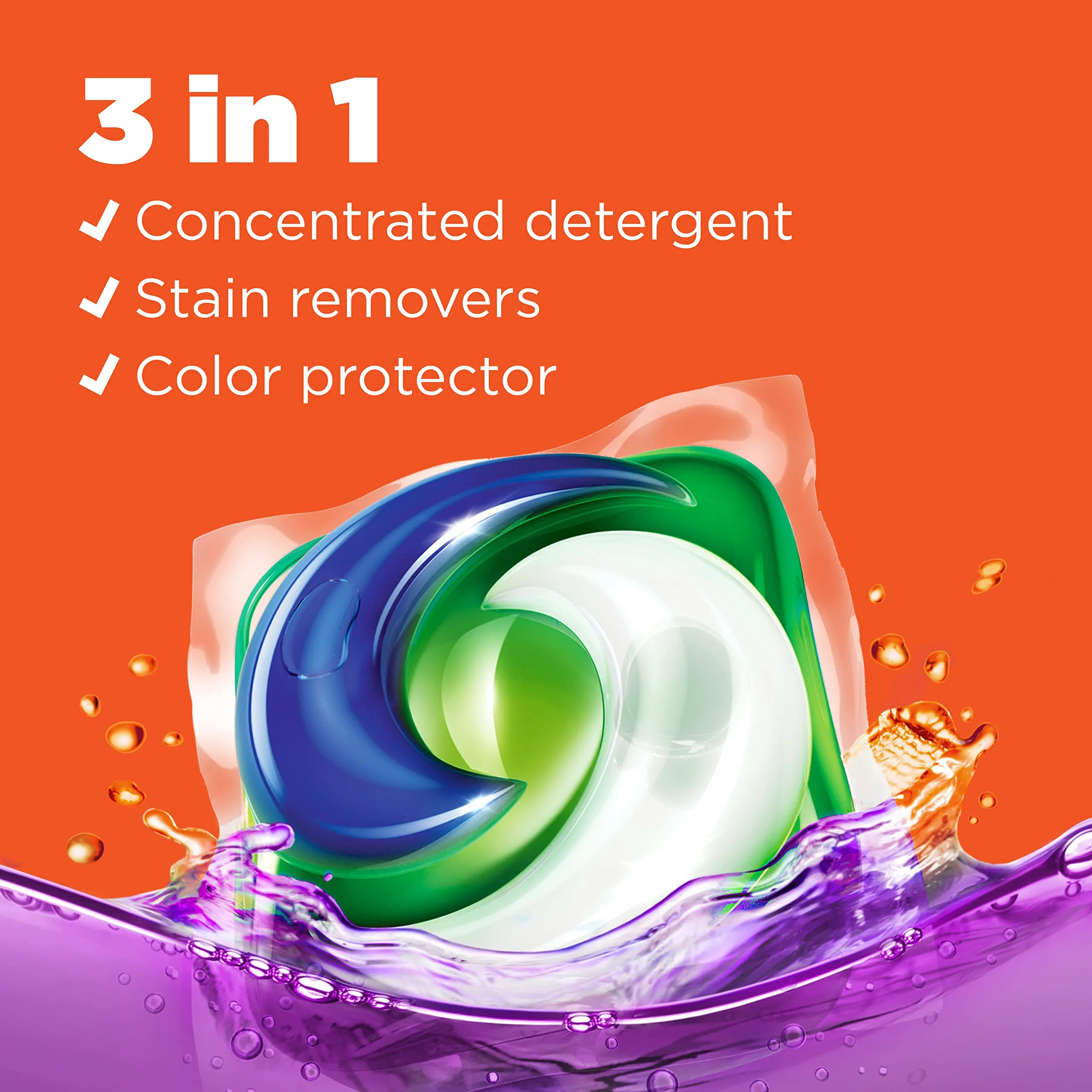 Tide Pods He Turbo Laundry Detergent Packs, Spring Meadow, 81 Count