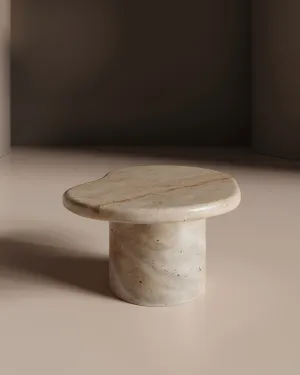 Tuscani Travertine Side Table