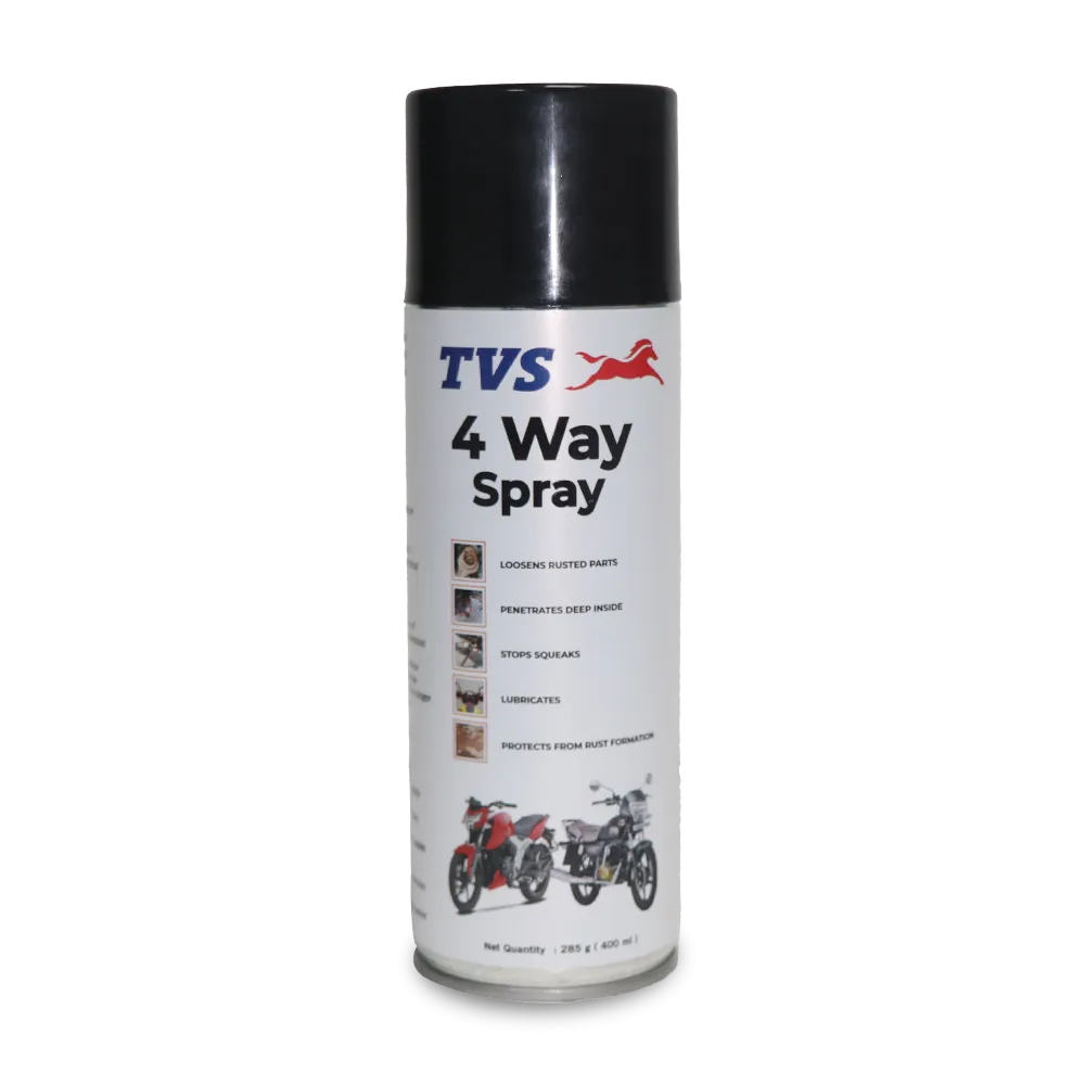 TVS 4 Way Spray - Ultimate Protection Against Rust and Corrosion for Motorcycles