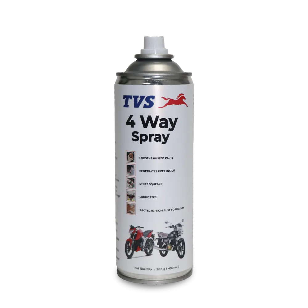 TVS 4 Way Spray - Ultimate Protection Against Rust and Corrosion for Motorcycles