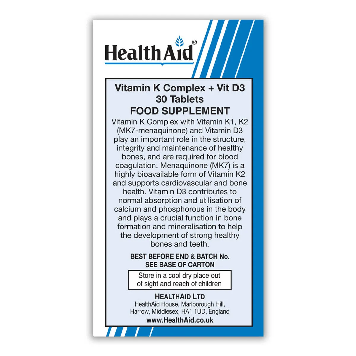 Vitamin K Complex  Vit D3 Tablets