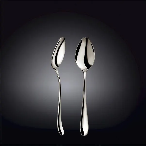 Wilmax Porcelain Set Of 12 Dessert Spoon 7.5" inch | 19 Cm