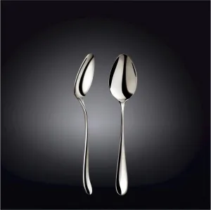 Wilmax Porcelain Set Of 12 Dessert Spoon 7.5" inch | 19 Cm