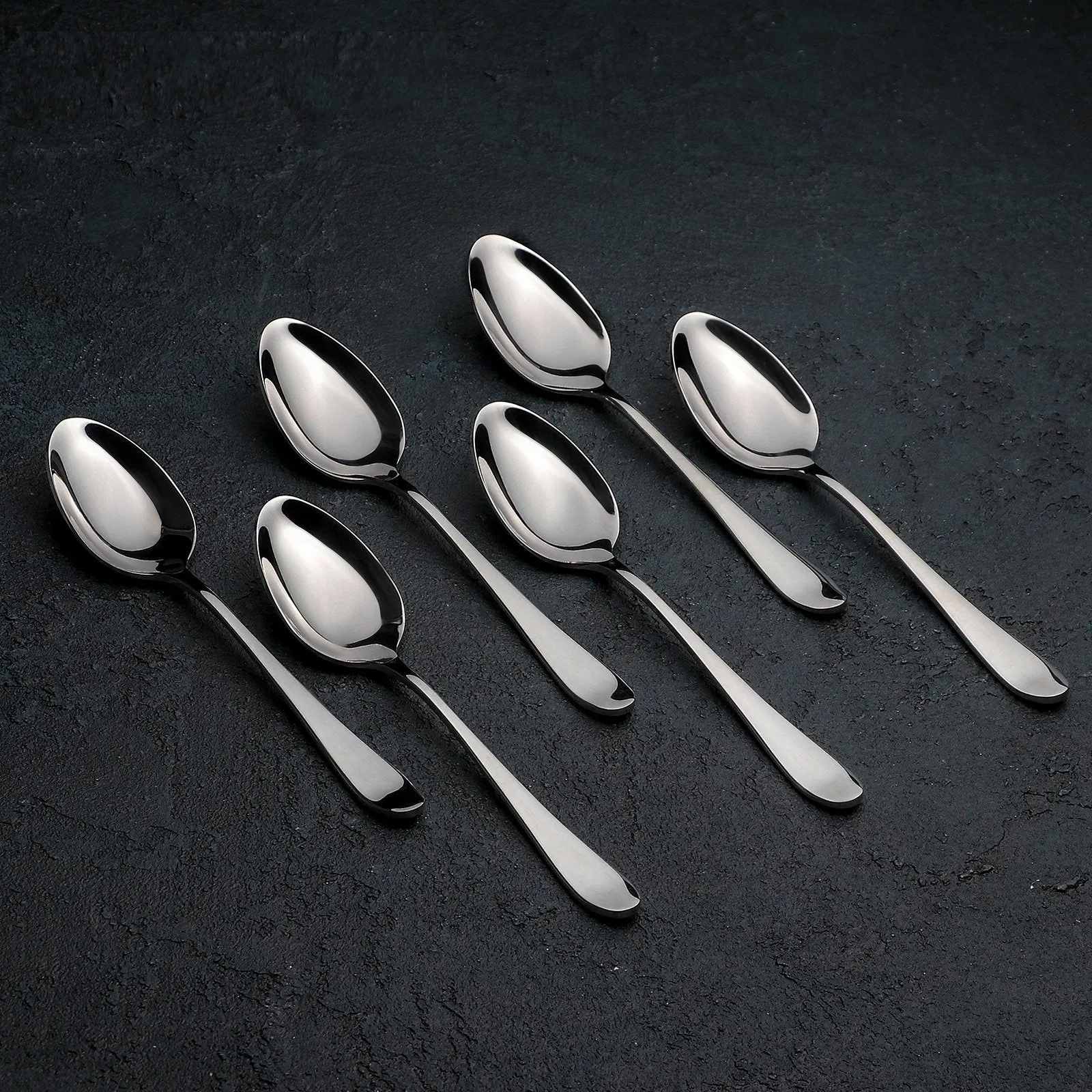 Wilmax Porcelain Set Of 12 Teaspoon (Mug) 6.5" inch | 16 Cm
