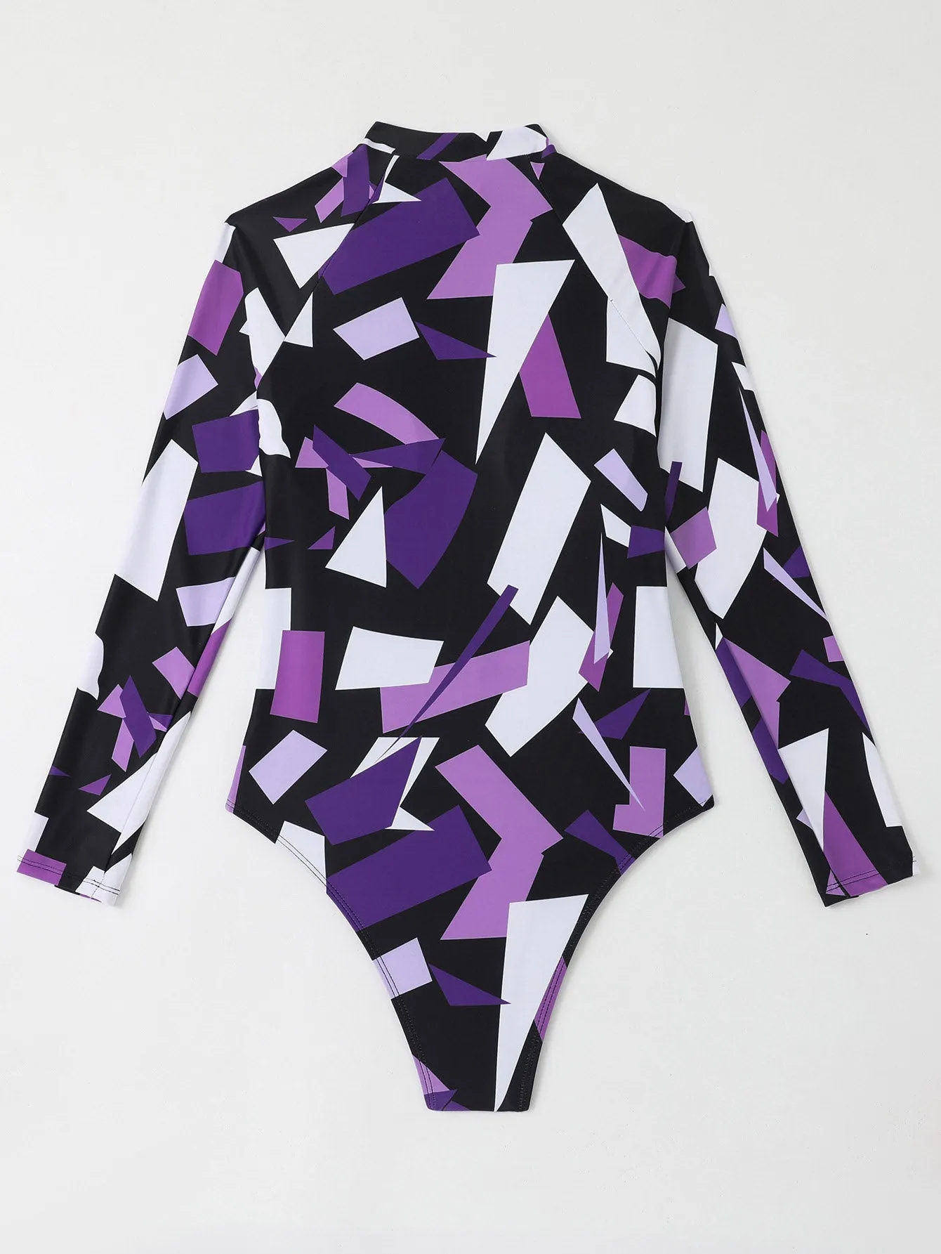 Women's Printed Long Sleeve One Piece Swimsuit in Multiple Colors UPF50  Rash Guard